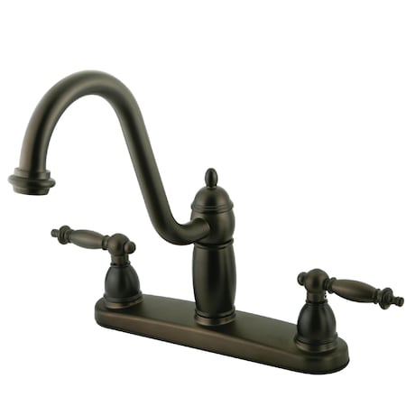 Kingston Brass Templeton Centerset Kitchen Faucet, Oil Rubbed Bronze KB7115TLLS